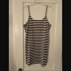 Alice + Olivia stripe spaghetti strap mini dress